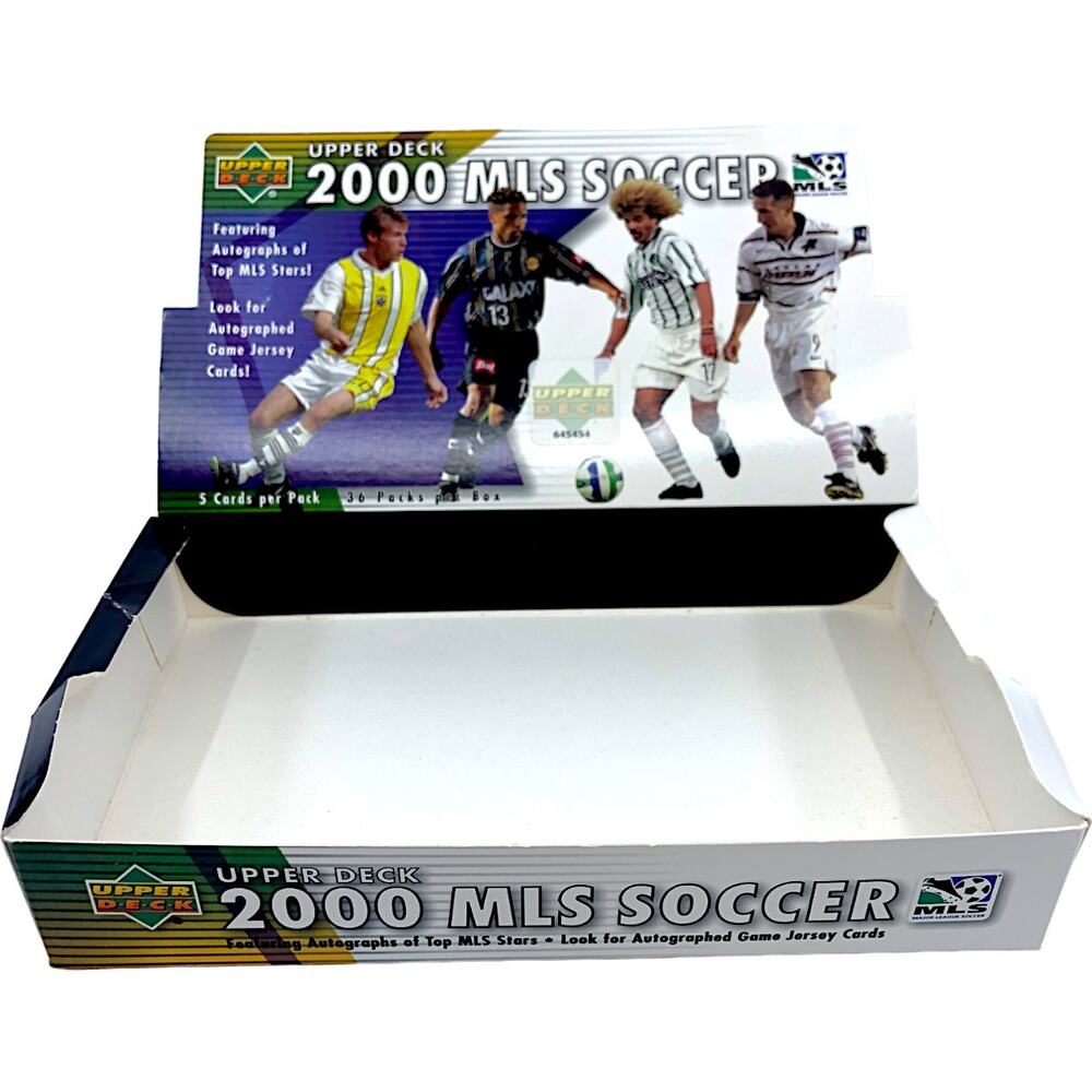 2000 Upper Deck MLS Trading Card Box Display *No Packs*